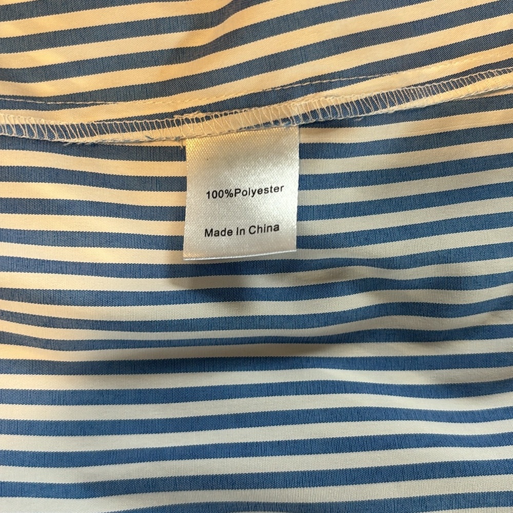 Tuckernuck Blue and White Striped Long Sleeve Dress - Picture 3 of 4